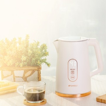 SANSUI 山水｜1.7L不鏽鋼智能溫控電茶壺 SWB-K99W