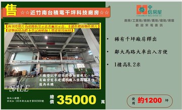 ☆☆近竹南台積電千坪科技廠房☆☆｜苗栗縣竹南鎮友義路