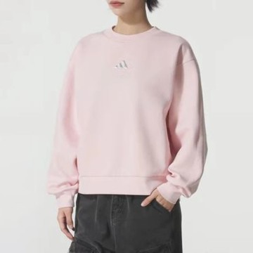 adidas 愛迪達 長袖上衣 女 大學T DK CREW 粉 KC0050 (S3182)