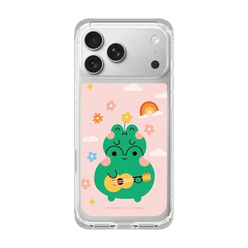 iPhone 17 Pro Max ClearX 晶透白 - Niniwanted - Frogs Ukulele