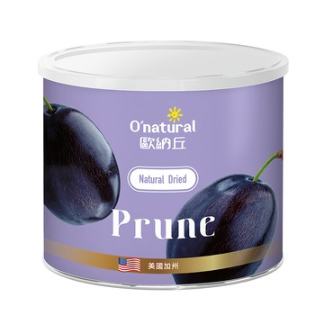 O'natural 歐納丘 天然去籽黑棗乾  210g  1罐