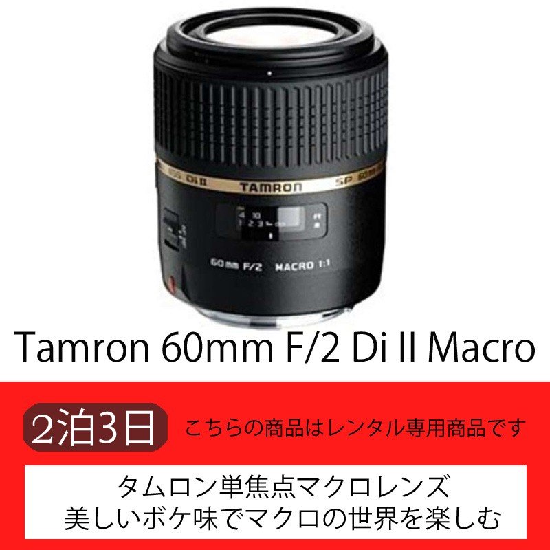 Tamron SP AF60mm F Di II LD [IF] MACRO 1:1（3日）