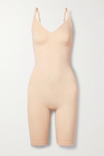 Skims - Seamless Sculpt Low Back Bodysuit - Sand - XXS/XS