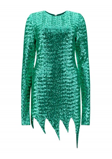 The Attico - Deva Mini Dress - Womens - Green