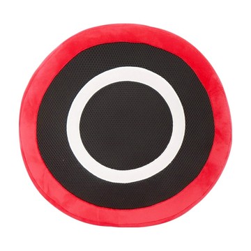 魷魚遊戲 勞工圓形抱枕  紅色 + 黑色 + 白色  33 x 33 x 15cm