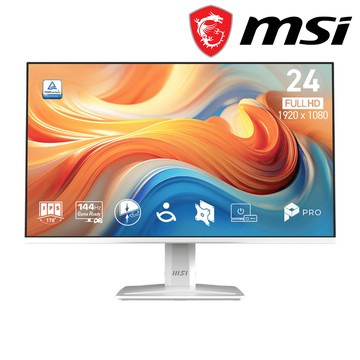 【MSI 微星】MP243W E14 專業顯示器 (24吋/FHD/144Hz/IPS/內置喇叭/三年保固)