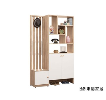 【H&D東稻家居】3.97尺屏風鞋櫃/收納鞋櫃/玄關櫃/屏風櫃(TJS1-07419)