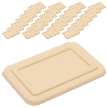 方形植纖餐盒蓋 8/9號適用 700ml/650ml  25個  20條