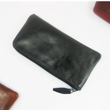 「BASIC」L 型拉鍊長夾 <黑色> L 型拉鍊