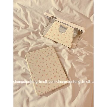 春日ins小碎花草莓360度旋轉iPad10保護套2022新款適用蘋果iPad10.2寸mini6平板Air4/5保護殼pro女9.7帶筆槽