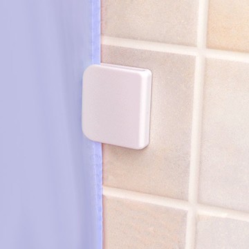 浴簾窗簾固定夾 黏貼式浴簾夾(2入) 窗簾夾 浴簾扣 浴簾固定夾 固定邊緣 浴室用品 贈品禮品 A3912