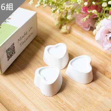 QIDINA 小愛心型珪藻土除臭防潮塊-6組18顆 - 贈吊掛沙袋