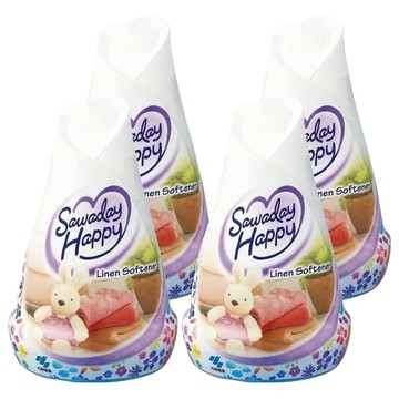 KOBAYASHI 小林製藥 Sawaday Happy 室內芳香除臭  150g  4瓶  亞麻清香