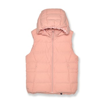 5th STREET｜女裝｜後調節設計修身羽絨背心｜珊瑚紅