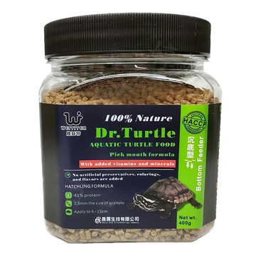 WEIYITER 維益特 水龜挑嘴條狀沉底飼料  400g  1罐