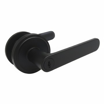 L.S 麥金牌 日規水平鎖 浴廁鎖 大套盤 LS-710 (霧黑) 60mm  1個