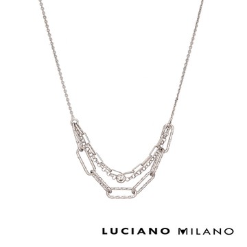 LUCIANO MILANO 冷冽純銀項鍊(兩色可選)