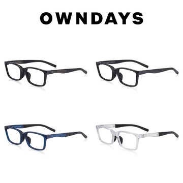 OWNDAYS AIR FIT 輕薄系列 知性方型框光學眼鏡(AF2006L-3S)