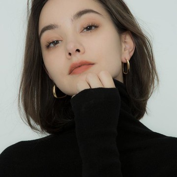 【Whomfor吳爾芙輕珠寶】勾勒 | 歐美法式幾何耳環(金/銀)