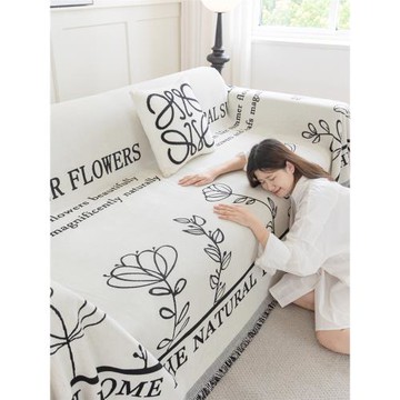 美式沙發墊四季通用沙發巾全蓋萬能套罩防滑坐墊高端線毯沙發蓋布