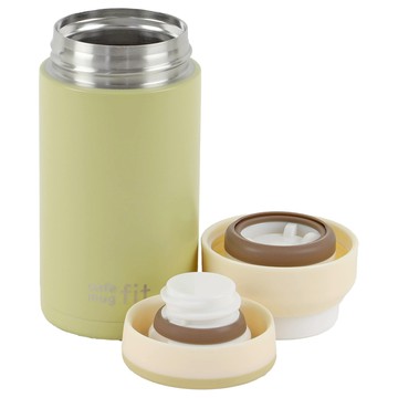 PEARL LIFE 珍珠金屬 冰止設計隨行杯 HB-6376  煙黃色  200ml  1個