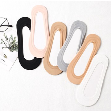 MUMU【TM01144】冰絲 防滑 圓邊隱形襪 日式隱形素色襪子 學生襪 少女襪 隱形襪 女船襪  矽膠 純色女 現貨