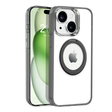 VOORCA for iPhone 15 Plus 6.7 豔星磁吸360度立架全透明軍規保護殼