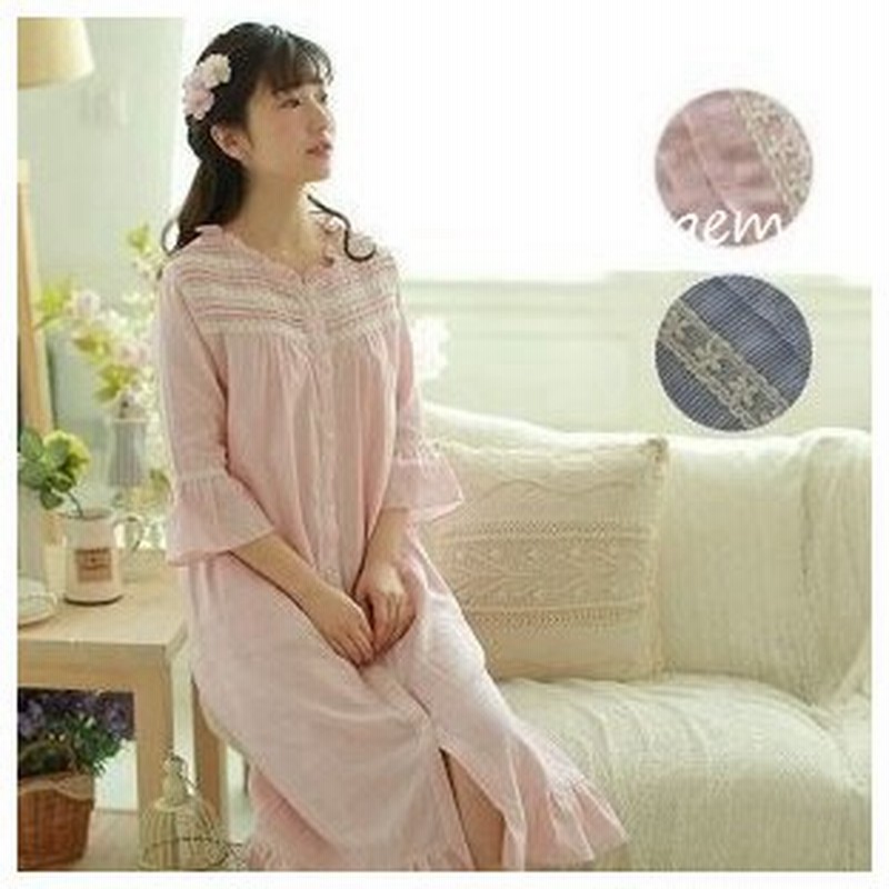 パジャマ前開きパジャマレディースネグリジェパジャマパジャマ半袖ネグリジェパジャマワンピースパジャマワンピース前開き綿 通販 Lineポイント最大0 5 Get Lineショッピング