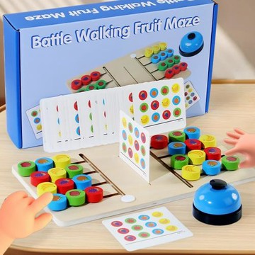 四色走位對戰棋蒙氏早教兒童2一3歲類游戲板邏輯益智思維訓練玩具