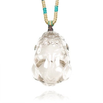 【正佳珠寶】煙茶晶 茶棕高淨體 招財貔貅 33.3g 煙茶晶吊墜