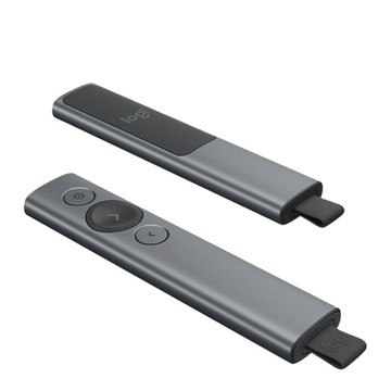 Logitech SPOTLIGHT簡報器-質感灰