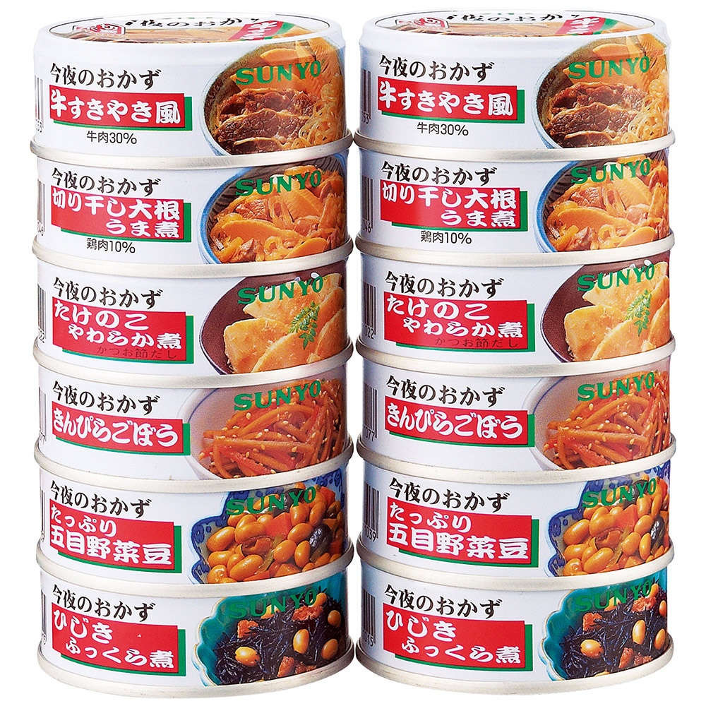 今夜のおかず缶詰6種12缶セット