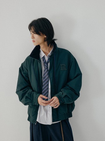 日系復古 / 立領短款棉衣外套