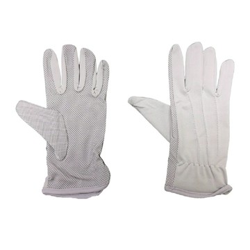 棉質止滑手套-灰綠色