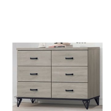 AS雅司-玄碩六斗櫃-119*39.4*85.5cm