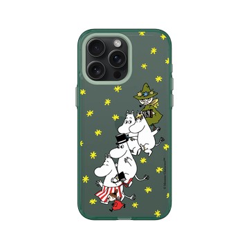 iPhone 15 Pro Max Clear 憂墨綠 - Moomin - 出發！