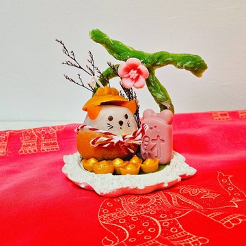 【大橘大利喵】擴香盤香氛蠟燭  蠟燭材料包  新年 附教學說明書