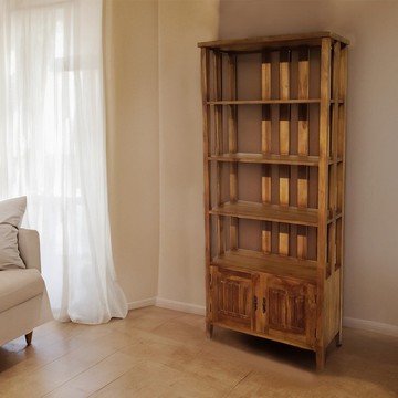 【吉迪市100%全柚木家具】UNC1-37 柚木開放式收納層櫃/抽屜櫃