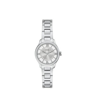 Gilmore 優雅銀飾羅馬數字女錶 銀色不鏽鋼鍊帶 28 MM ES5419