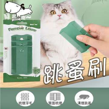 【台灣出貨】寵物跳蚤刷｜狗狗貓咪跳蚤梳｜除蚤清潔梳｜細齒跳蚤清理刷｜寵物美容梳｜寵物驅蟲工具｜除蟲抓癢梳