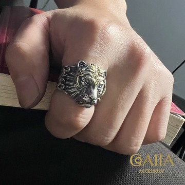 S925銀戒。虎王 | AL