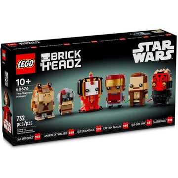 💗芸芸積木💗現貨!! LEGO 40676 星際大戰首部曲：威脅潛伏 SW BrickHeadz大頭系列