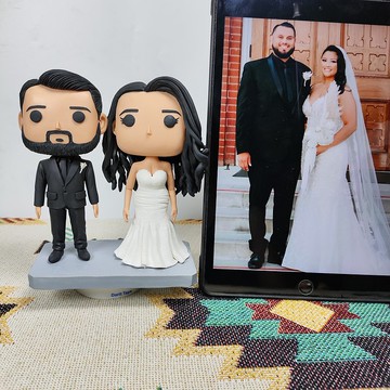 客製化3D人像公仔 訂製手工Funko Pop情侶父母夫妻結婚週年禮物