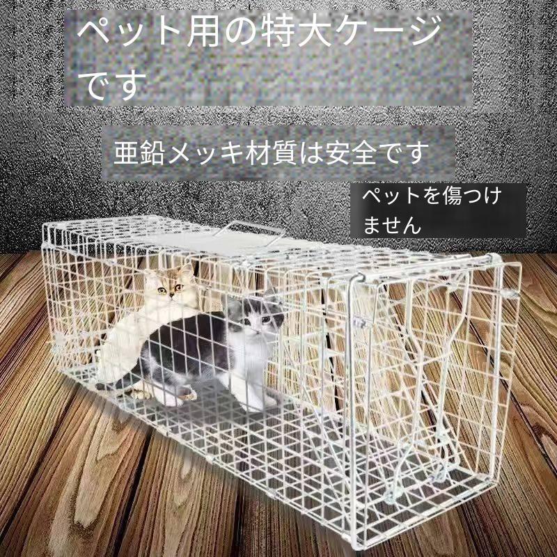 捕獲器 猫 アニマルトラップ トラップ 箱罠 イタチ 駆除 捕獲 踏板式 捕獲機 動物 小動物 子猫 罠 鼠 保護 庭 畑 餌 アニマルキャッチャー