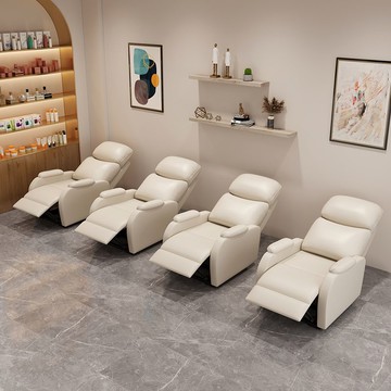 甲沙發美足椅美腳美睫美容電動沙發足療懶人多功能可躺按摩椅子175YJ 快速寄出