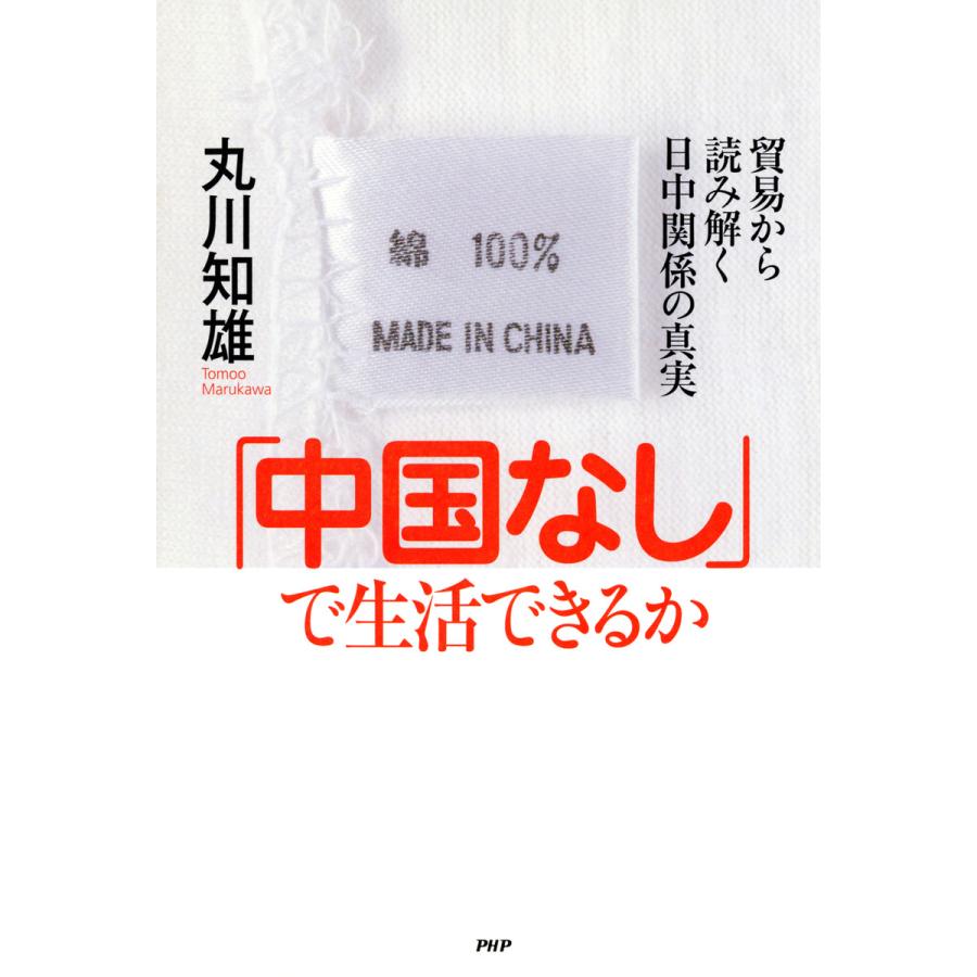 「中国なし」で生活できるか 貿易から読み解く日中関係の真実 電子書籍版   著:丸川知雄