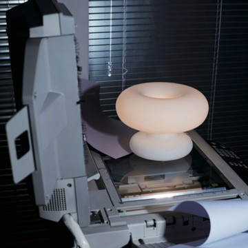 studiososlow 圈圈燈 QUANQUAN 小型桌燈台燈PE暖光夜燈