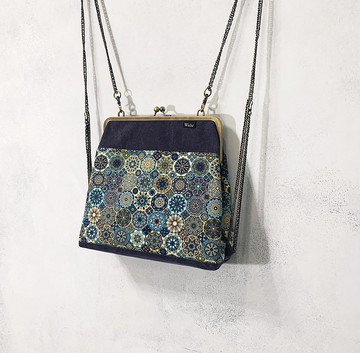 六角窗花 口金包 手拿包 側背包 肩背包 隨身包 化妝包