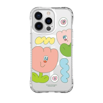 【品牌聯名】KINGJUN K花say Hi抗黃防摔MagSafe iPhone手機殼