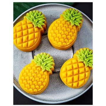 鳳梨酥模具壓模器烘焙菠蘿餅干半熟芝士磨具月餅壓模切水果模具